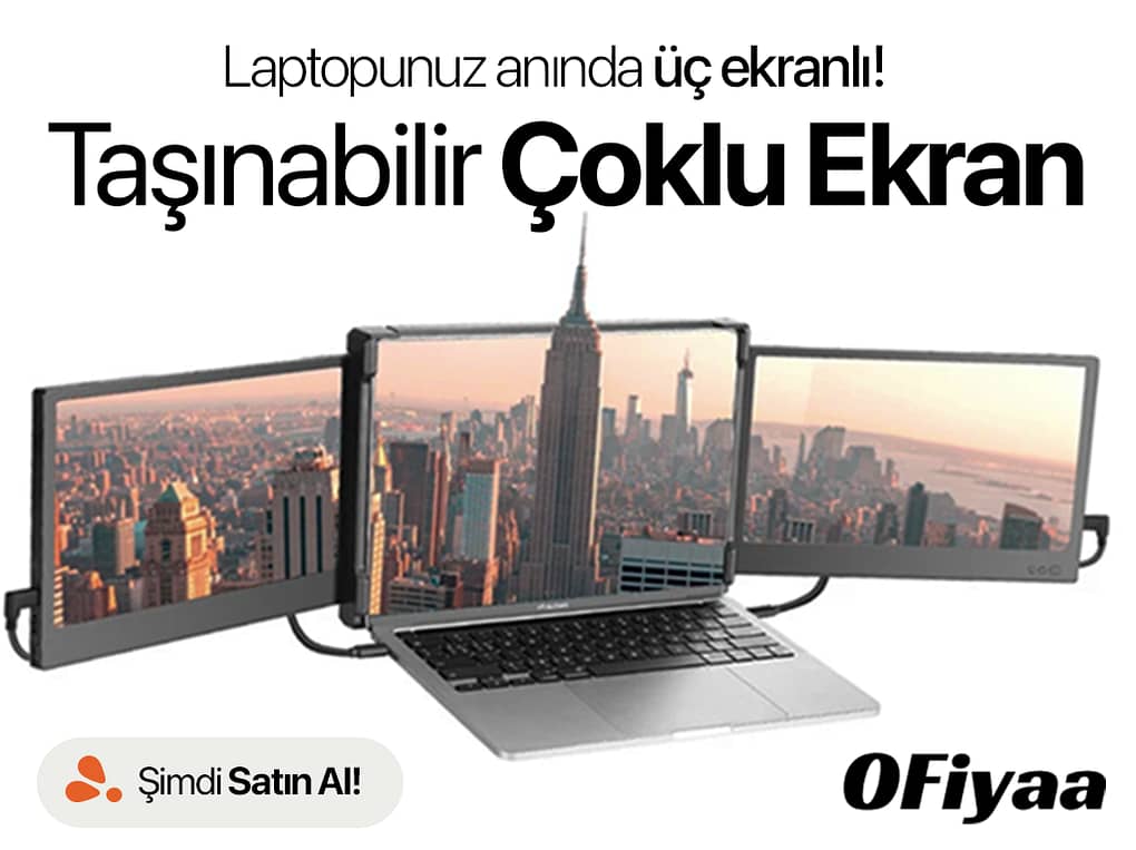 ofiyaa taşınabilir çoklu ekran