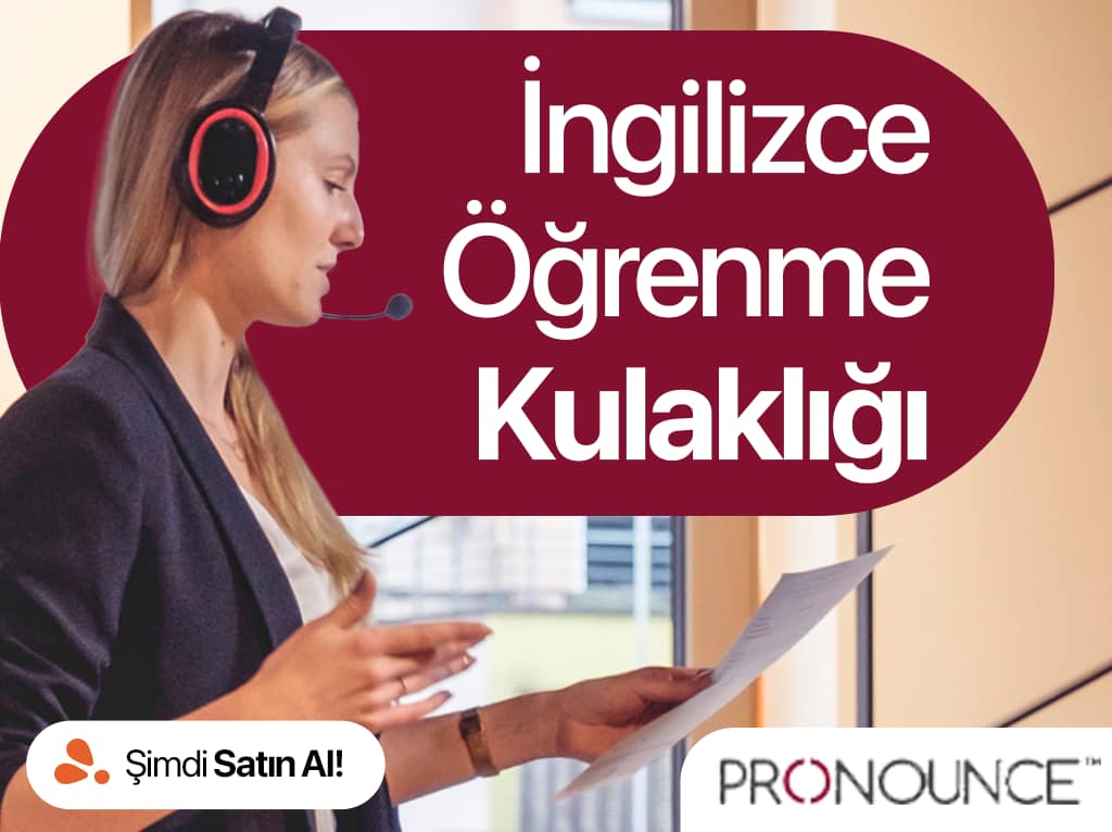 ingilizce öğrenme kulaklığı pronounce